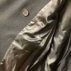 レディース　黒いコート　大きめサイズの画像