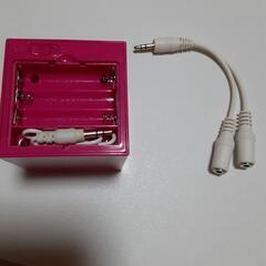 未使用に近い　デュアルキュービックスピーカーズの画像