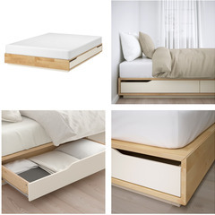 専用IKEA マンダール　ダブルサイズ　MANDAL 引取歓迎！ IKEA MANDALイケア マンダールダブル ベッドフレーム