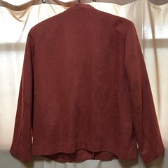 M・Salir ジャケット　9AR M ワインレッド　スーツ　ジャンパー　赤　レッド　レディース　ジャンパー　アウター　の画像