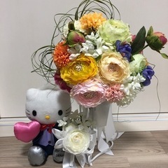 ぬいぐるみ(ダニエル)&ブーケ&ブートニア