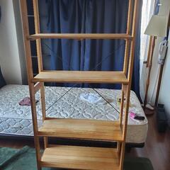[受渡予定有]木製ラック5段750幅