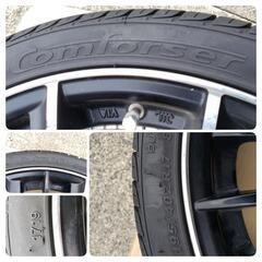 【激安】♦195/40R /17  夏タイヤ＆アルミホイール 4本セットの画像