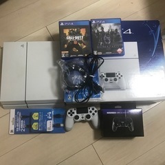 【ソフト付き】PS4 本体 CUH-1200 グレイシャーホワイト