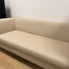 IDC大塚家具　3人掛けカウチソファの画像