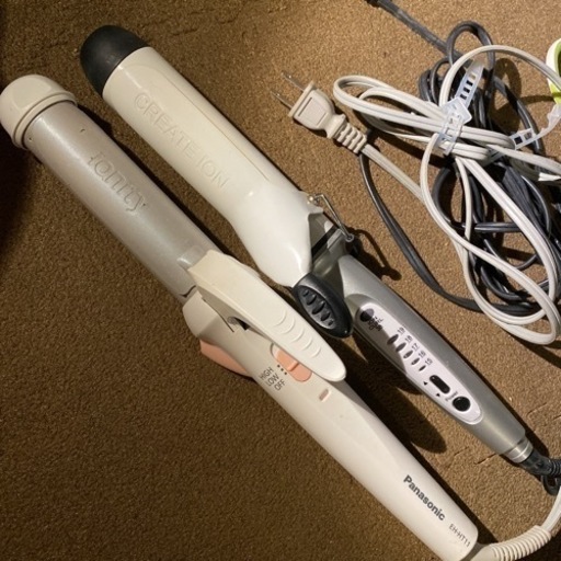 ヘアアイロン 2点セット　32mmカール
