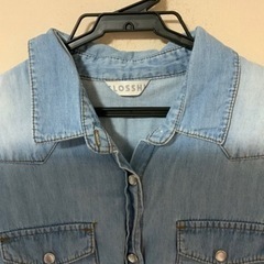クロッシー　CLOSSHI デニムシャツ　サイズMの画像