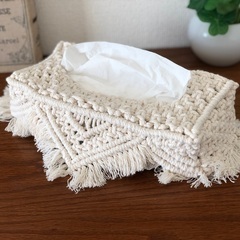 ◇マクラメ・ティッシュカバー ◇