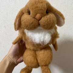 羊毛フェルトうさぎ