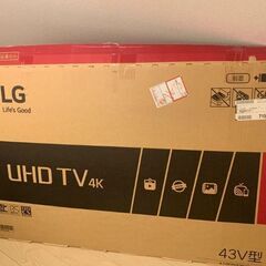 LG 43V型 4K テレビの画像