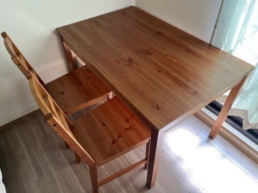 受け渡し完了　IKEA JOKKMOKK ヨックモック  ダイニングテーブルセット 4人用
