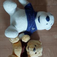 白いプーさんと小さめプーさんのセット