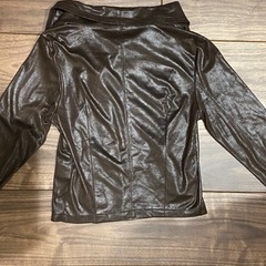 スパイラルガール　レザー風ジャケットの画像