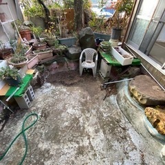 ウッドデッキ作成の画像