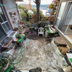 ウッドデッキ作成の画像