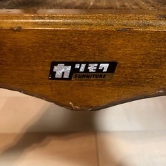 オールドカリモク 花台 コロニアル ウォールナット（オイルと蜜蝋で仕上げてます）の画像