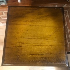 オールドカリモク 花台 コロニアル ウォールナット（オイルと蜜蝋で仕上げてます）の画像