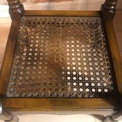 オールドカリモク 花台 コロニアル ウォールナット（オイルと蜜蝋で仕上げてます）の画像