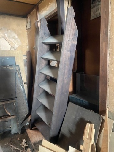 古物　階段　木　希少階段