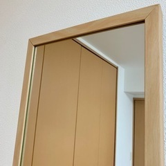 全身鏡 スタンドミラー 120×28cm 壁掛けでも立て掛けてもの画像