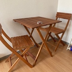 木製テーブルセット♪