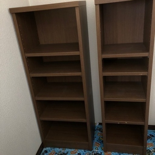 本棚2セット　棚の段変更可能