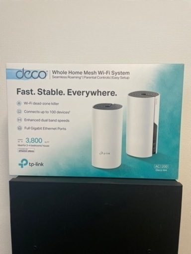 tp-link Deco M4 メッシュ Wi-Fi 2台セット