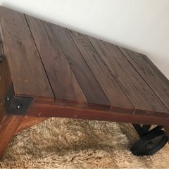 「決まりました」ウッドテーブル　ローテーブルの画像