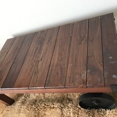 「決まりました」ウッドテーブル　ローテーブルの画像