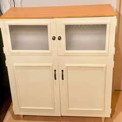 【無料】ハンドメイド★DIYカントリー調キャビネット