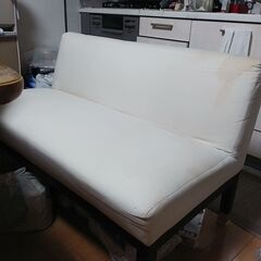 ２人掛けソファ ベンチシート　無印良品