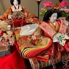 無料☆ 雛人形 2セット 施設等にいかがでしょうか？