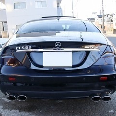 ベンツ  CLS 350 AMGカスタム　4本出しマフラー　20AW ダウンサスの画像
