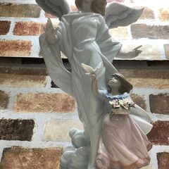 【希少】LLADRO/リアドロ　フュギュリン　ガーディアンエンジェル