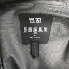 ブロックテックパーカ（3Dカット）ブラックXLの画像