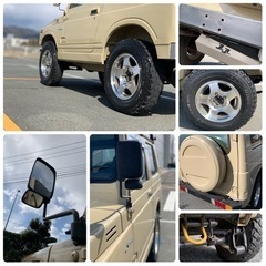 7万値下げ❗️税金激安¥6,000‼️ 後席シートベルト義務無‼️2年車検軽貨物‼️走りのF6Aエンジン5速MTターボ‼️JA11型ジムニー‼️の画像