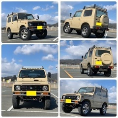 7万値下げ❗️税金激安¥6,000‼️ 後席シートベルト義務無‼️2年車検軽貨物‼️走りのF6Aエンジン5速MTターボ‼️JA11型ジムニー‼️の画像