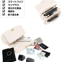ショルダーバッグ お財布レディース ポシェット 斜めがけバッグ　卒業式　入学式の画像