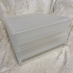 無印良品★2段引き出し★