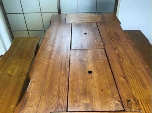 テーブルとベンチ2