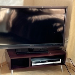 【引取先決定】SONY BRAVIA2009年製　液晶に一部難あり