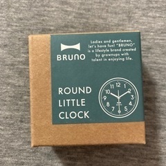 値下げ BRUNO ラウンドリトルクロック NAVYの画像