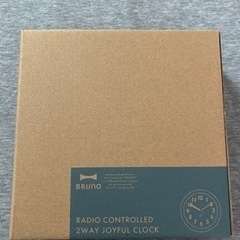 【値下げ】BRUNO 電波2wayジョイフルクロック REDの画像