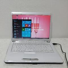  ★光沢ホワイト！初心者◎サポート充実！Win10Office★東芝