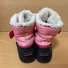 SOREL スノーブーツ 18cm キッズ　ピンクの画像