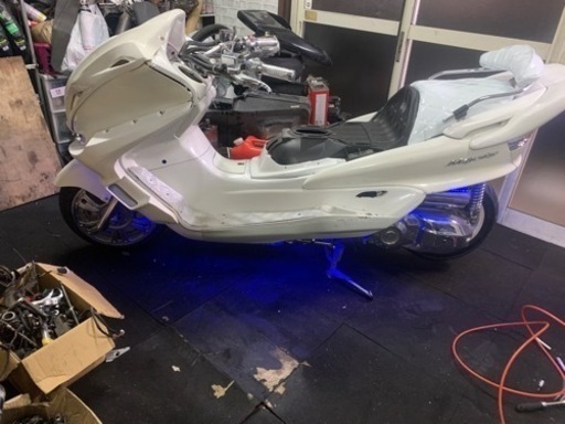 マジェスティーC  LED オーディオ　カスタム　草加市　sg03j