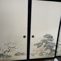 ふすま 美品 梅 松 桜