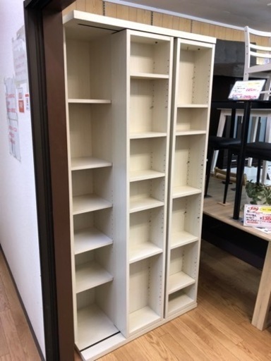 【リサイクルサービス八光　田上店　配達・設置OK】ニトリ　スライド本棚(エスタンテ W WH)