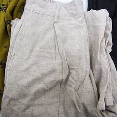 【美品】レディースワイドパンツ 3本セット レディース M-Lサイズ ■管理番号L25849SSS-220220-30の画像