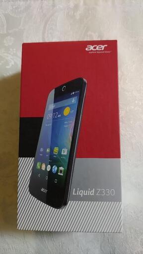 新品未開封品　スマホ　Liquid Z330　白色　acer simフリー
